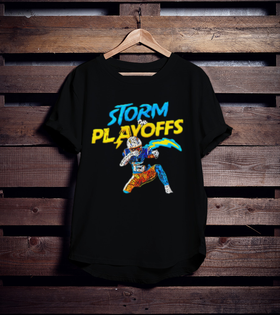Storm The Playoffs Los Angeles Rams Demarcus Robinson Football T-Shirt