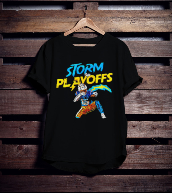 Storm The Playoffs Los Angeles Rams Demarcus Robinson Football T-Shirt