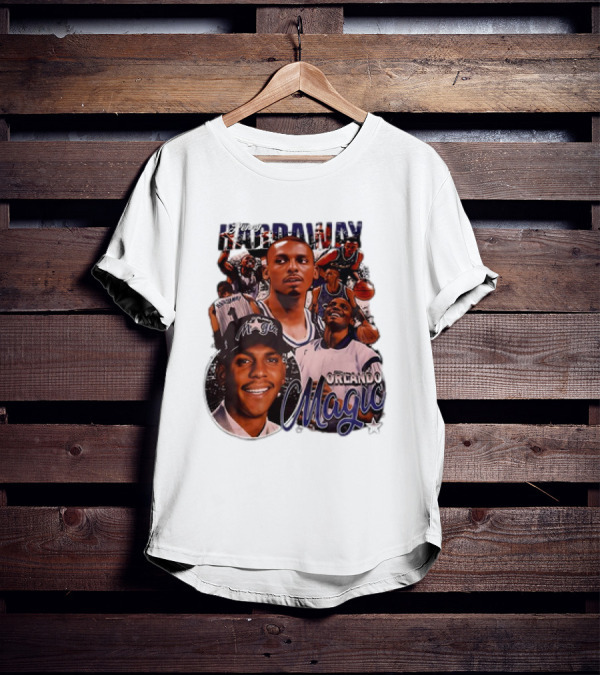 Hardaway Orlando Magic Retro Basketball Legend T-Shirt