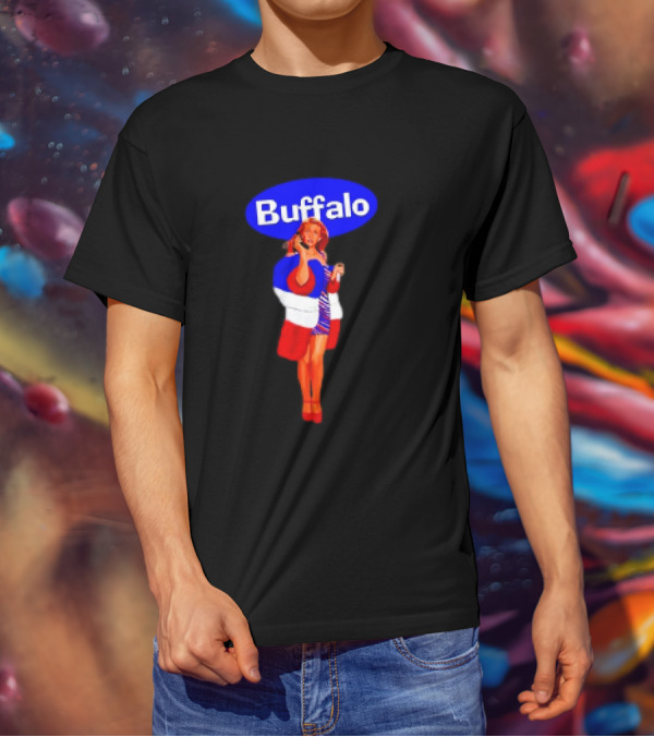 Buffalo Clueless Mafia Cher Iconic Look In Red White Blue T-Shirt