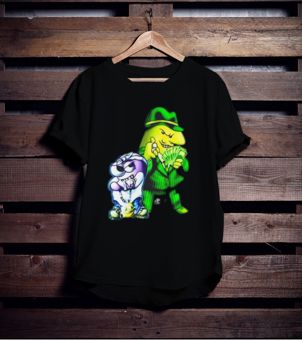 Cool Gangsta Friends Smiling Money Holders T-Shirt