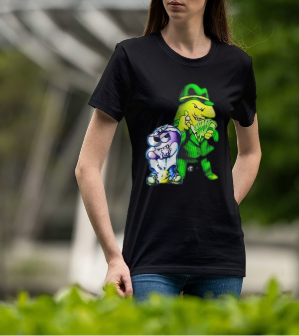 Cool Gangsta Friends Smiling Money Holders T-Shirt