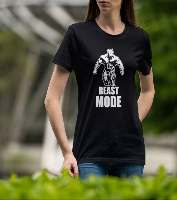 Beast Mode Gym Man Bodybuilding Fitness Motivation T-Shirt