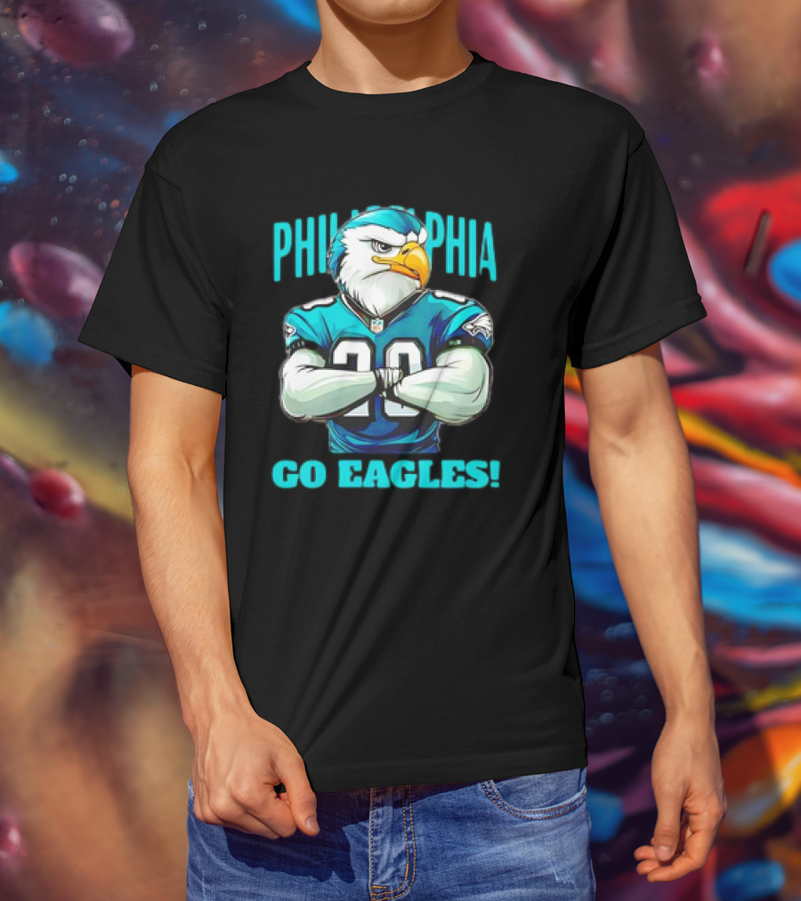 Philadelphia Eagles Mascot Go Eagles NFL Football T-Shirt