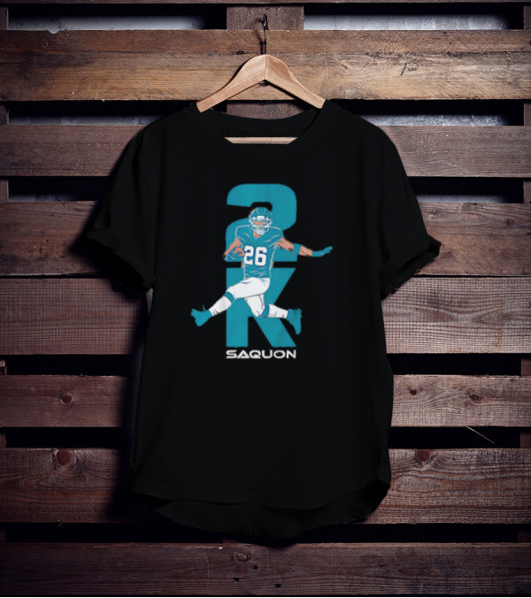 2K Saquon 26 Philadelphia Eagles NFL Football Vintage T-Shirt