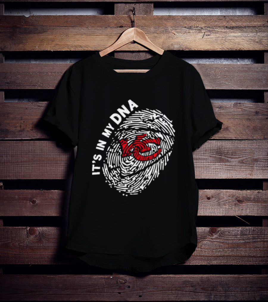 Kansas City Chiefs It's In My DNA Fingerprint T-Shirt