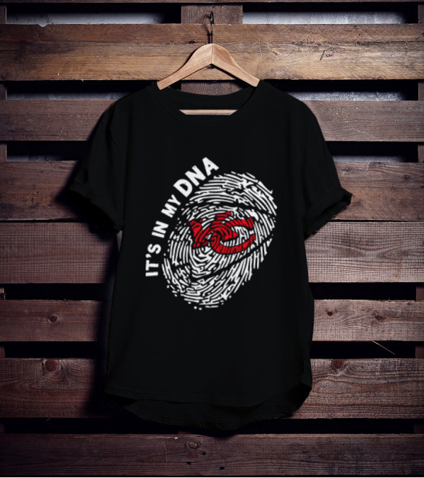 Kansas City Chiefs It's In My DNA Fingerprint T-Shirt
