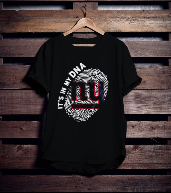 It's In My DNA NY Giants Fingerprint T-Shirt
