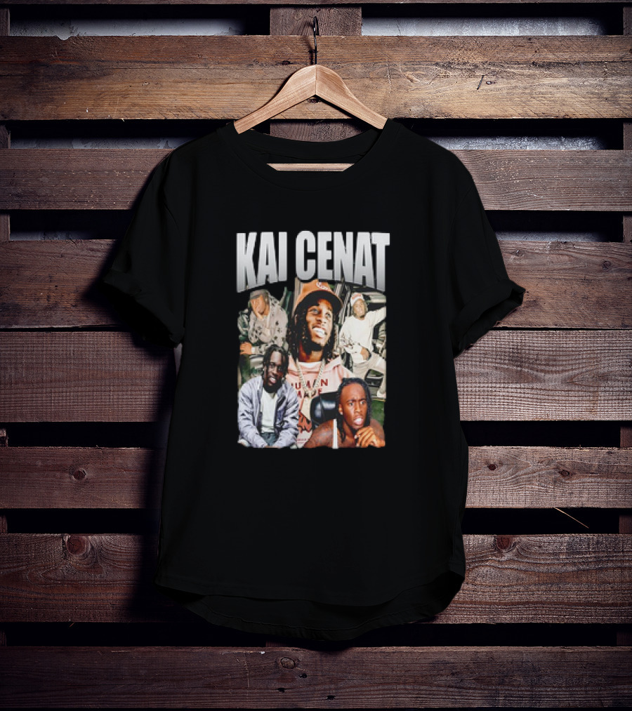 Kai Cenat Vintage Style Collage With 90s Vibe T-Shirt