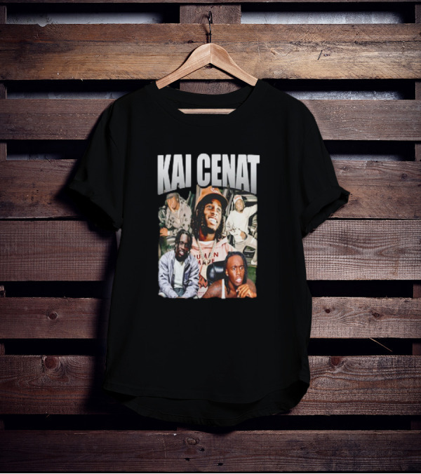 Kai Cenat Vintage Style Collage With 90s Vibe T-Shirt