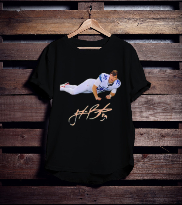 Lions Kicker Jake Bates Meme Autograph Signature Football Jersey 39 T-Shirt
