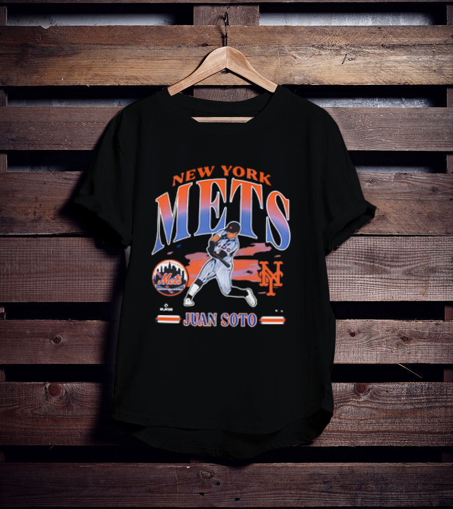 New York Mets Juan Soto Player MLB Baseball '47 Mets T-Shirt