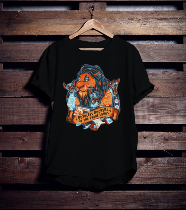 Scar And The Hyenas Ruthless Rockers Of The Pride Lands T-Shirt