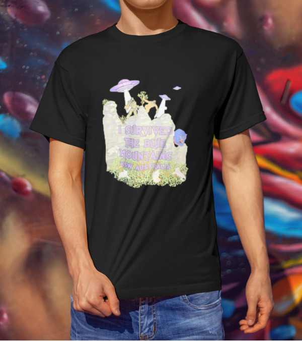 I Survived UFO Encounter In The Blue Mountains NSW Australia T-Shirt