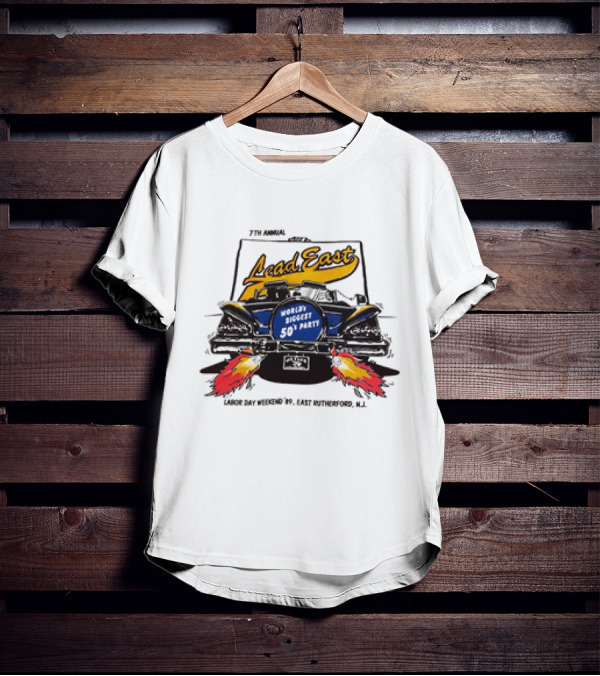 7th Annual Lead East World's Biggest 50's Party Labor Day Weekend '79 East Rutherford N.J T-Shirt