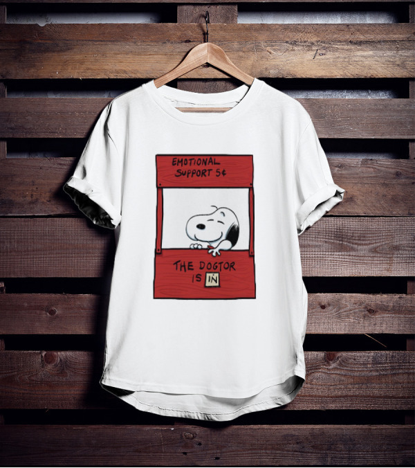 Emotional Support The Dogtor Is In T-Shirt