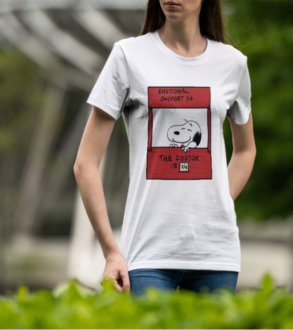 Emotional Support The Dogtor Is In T-Shirt