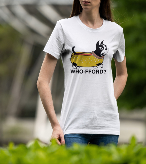 Furman Paladins Who-fford Hot Dog Bulldog T-Shirt