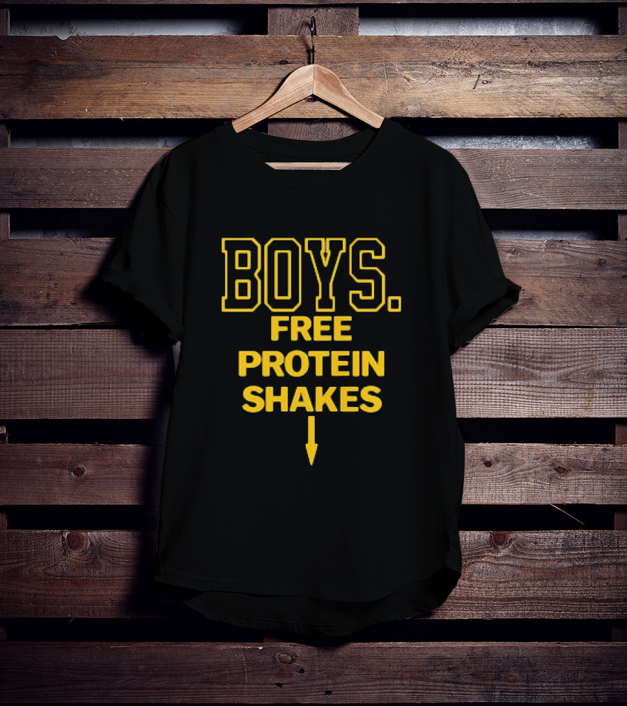 BOYS Free Protein Shakes Arrow T-Shirt