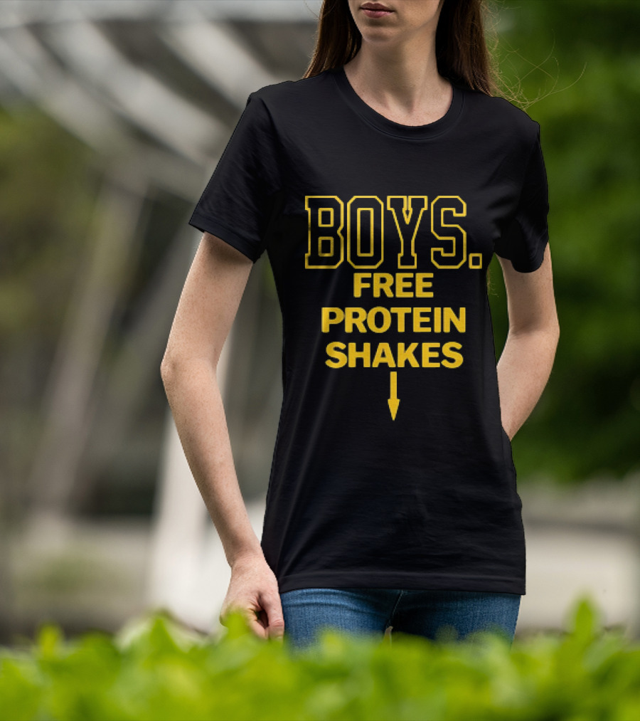 BOYS Free Protein Shakes Arrow T-Shirt