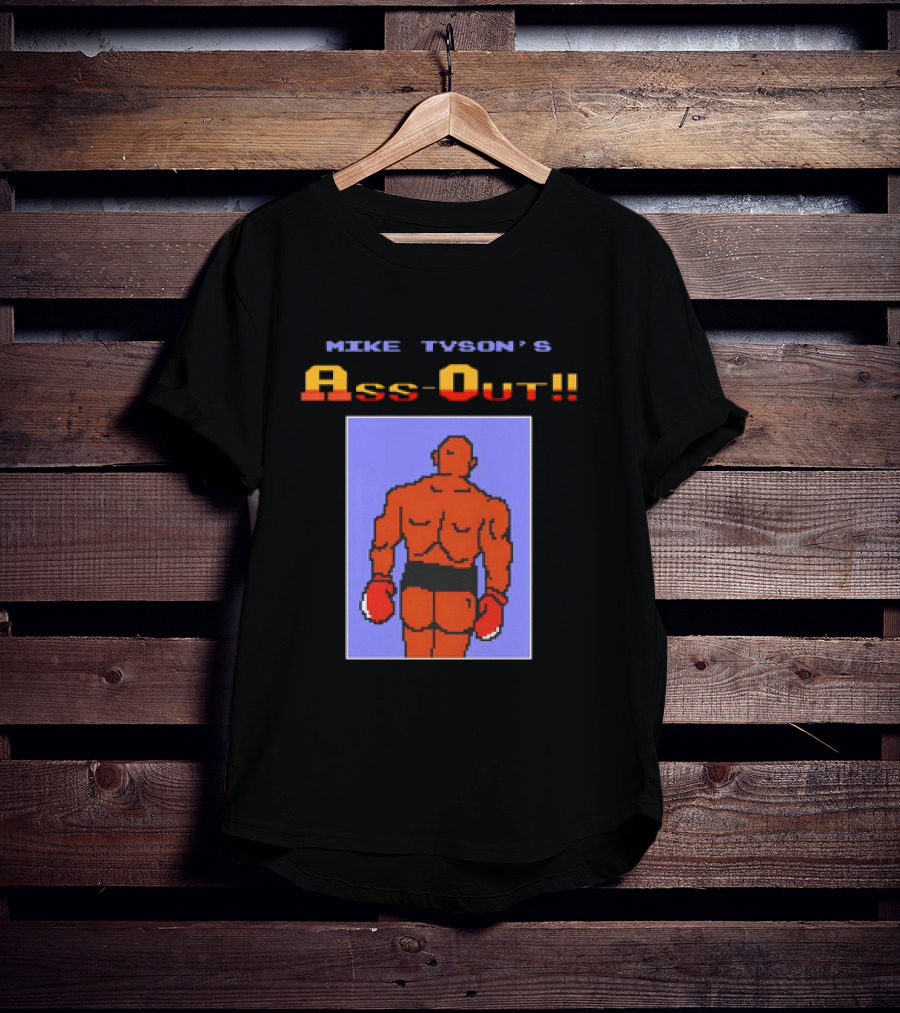 Mike Tyson's Ass-Out Pixels T-Shirt
