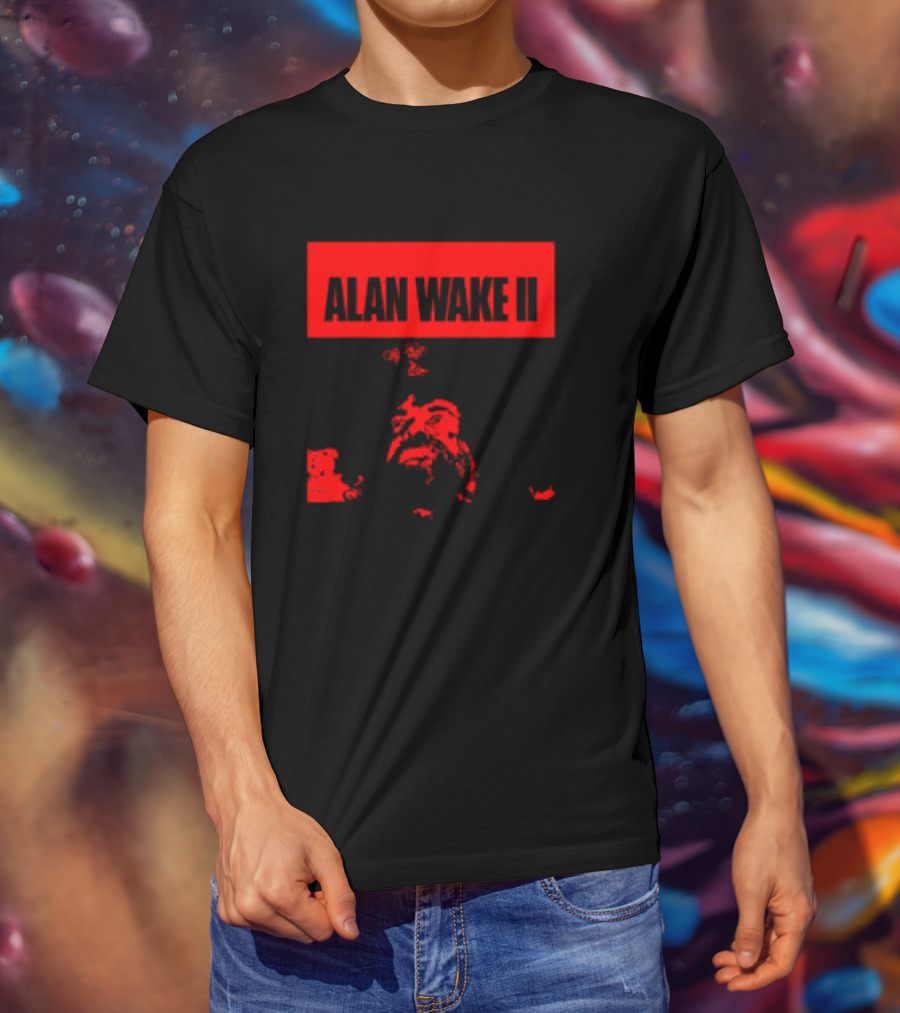 Alan Wake II Red Classic Horror T-Shirt
