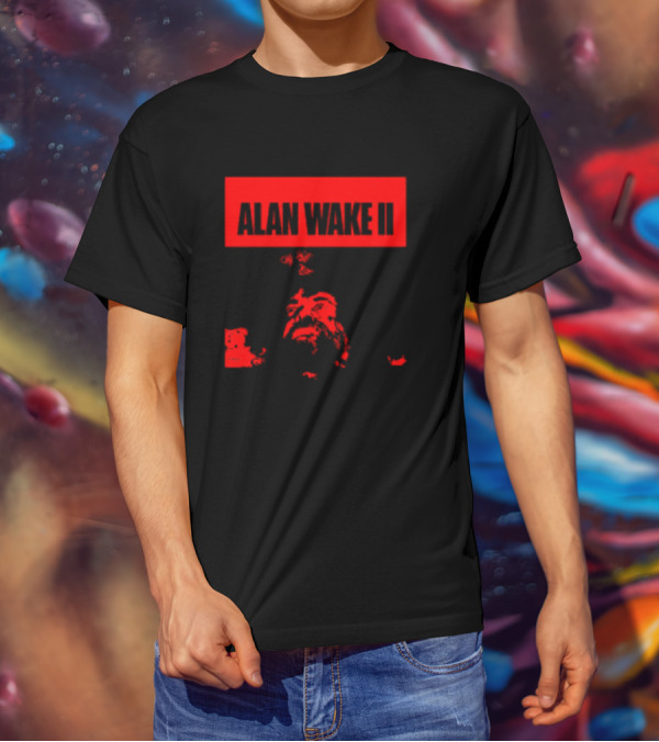 Alan Wake II Red Classic Horror T-Shirt