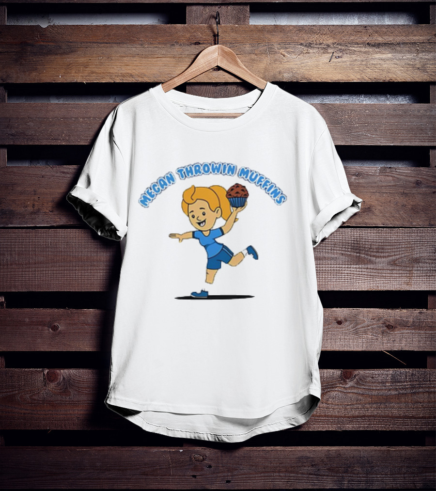 Megan Throwin Muffins Soccer Girl Balancing Chocolate Treat T-Shirt
