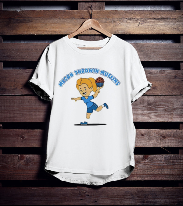 Megan Throwin Muffins Soccer Girl Balancing Chocolate Treat T-Shirt