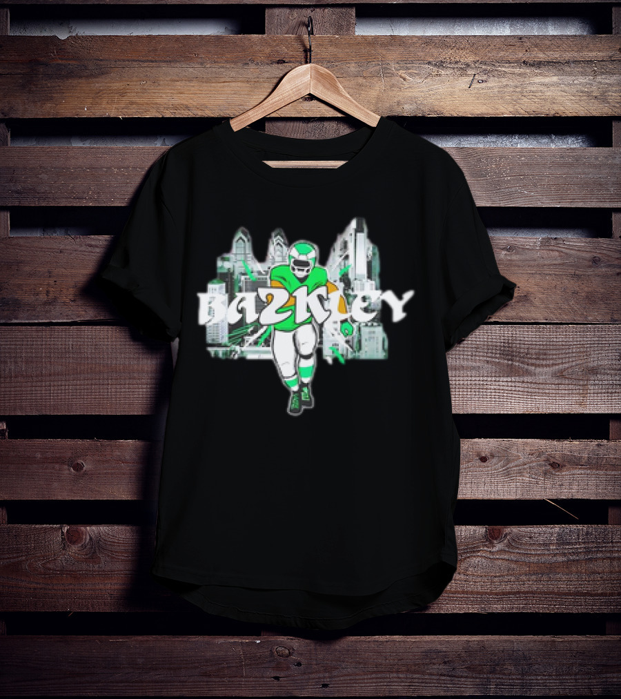 Saquon Barkley Bazkley Philadelphia Eagles 2K Football Player Cityscape T-Shirt