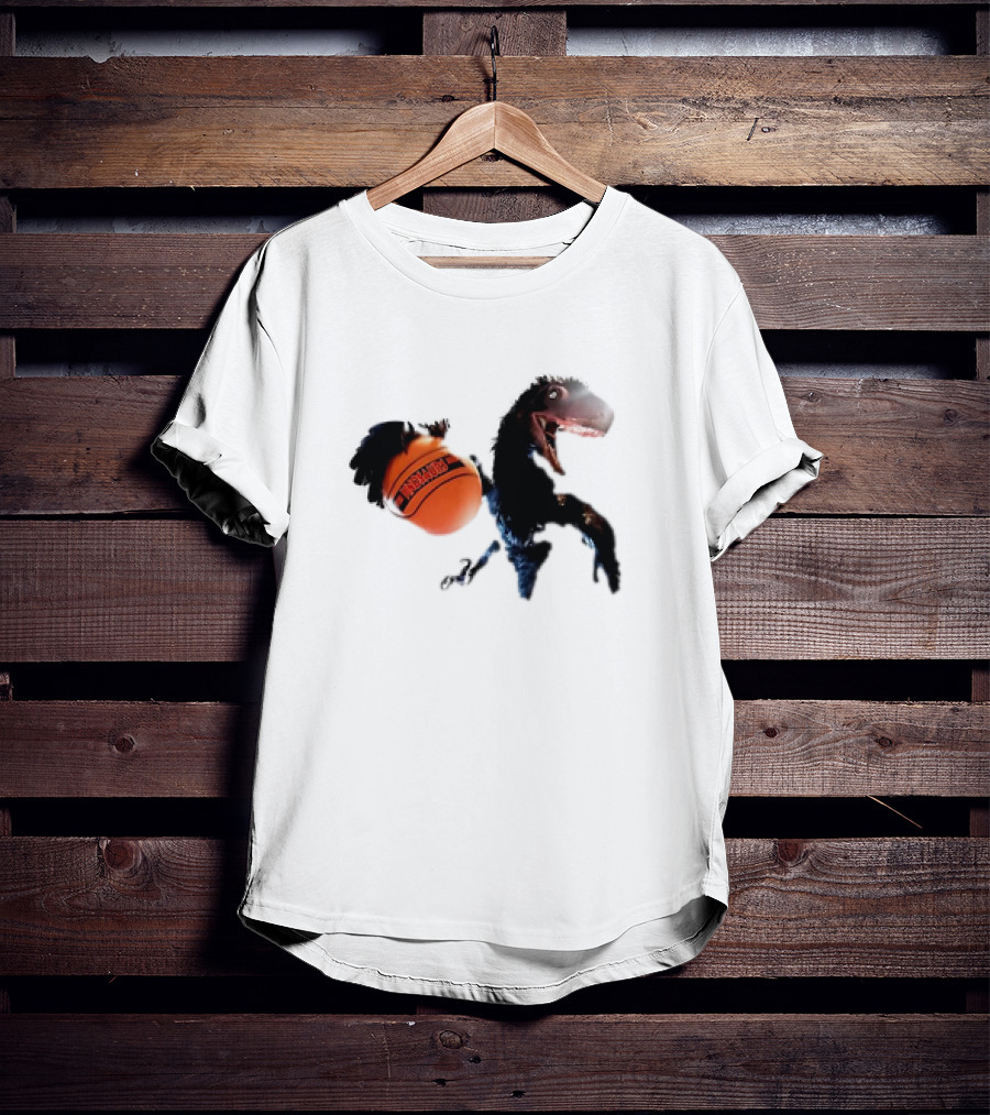 Deinonychus Basketball Action T-Shirt