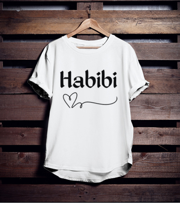 Habibi Heart Line Art Classic T-Shirt