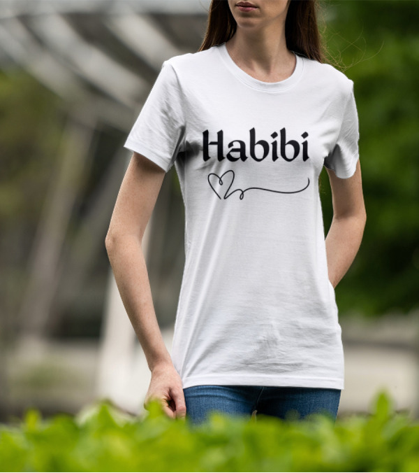 Habibi Heart Line Art Classic T-Shirt
