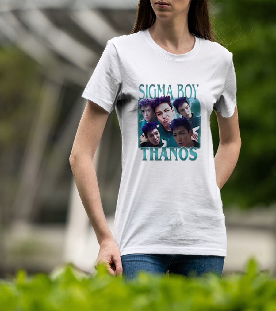 Sigma Boy Thanos Squid Game Faces T-Shirt