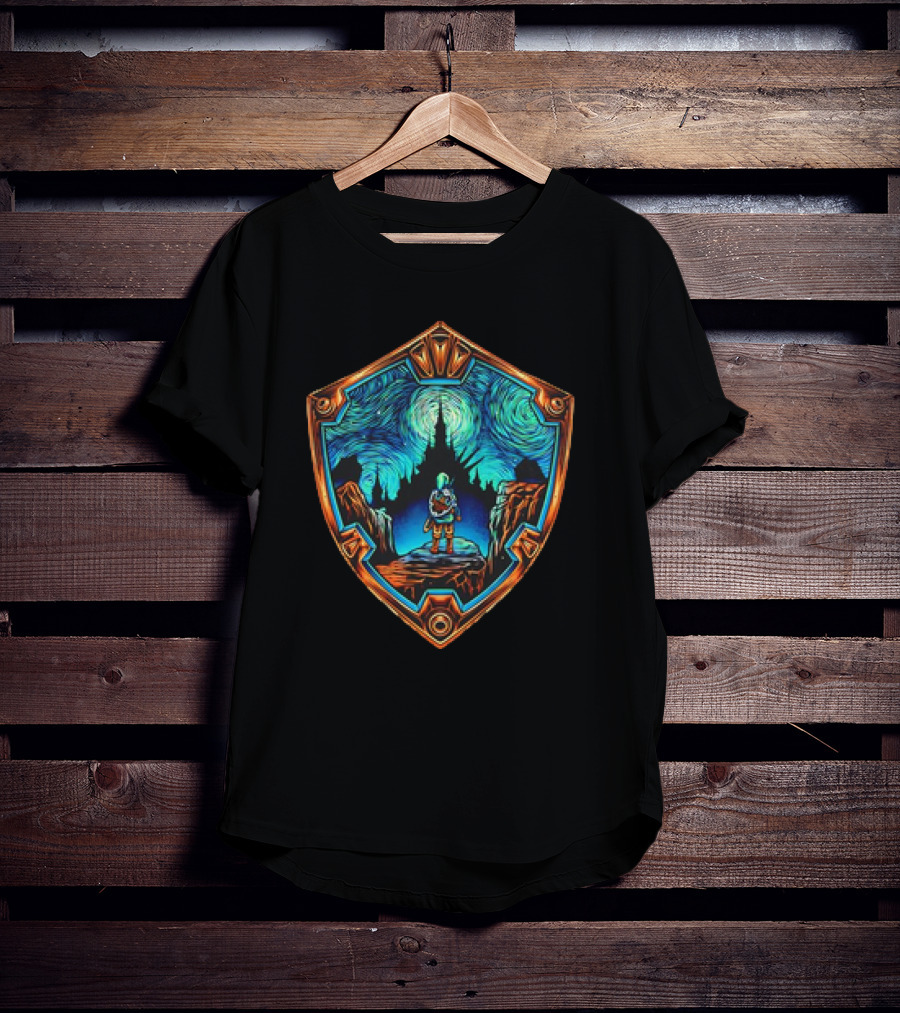 The Legend Of Zelda Horizon Destiny Shield T-Shirt