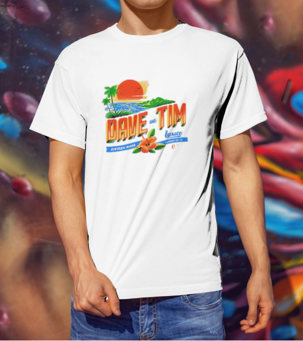 Dave Matthews And Tim Reynolds Riviera Maya Mexico January 23-25 Sunset 2025 T-Shirt