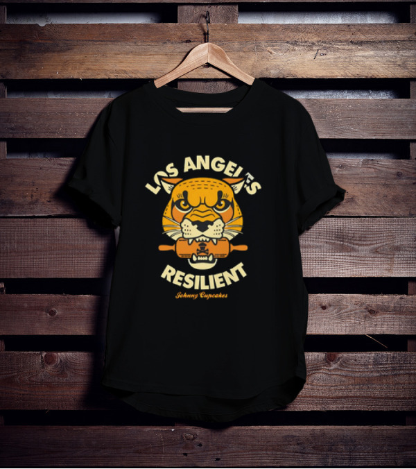 Los Angeles Resilient Johnny Cupcakes Tiger T-Shirt