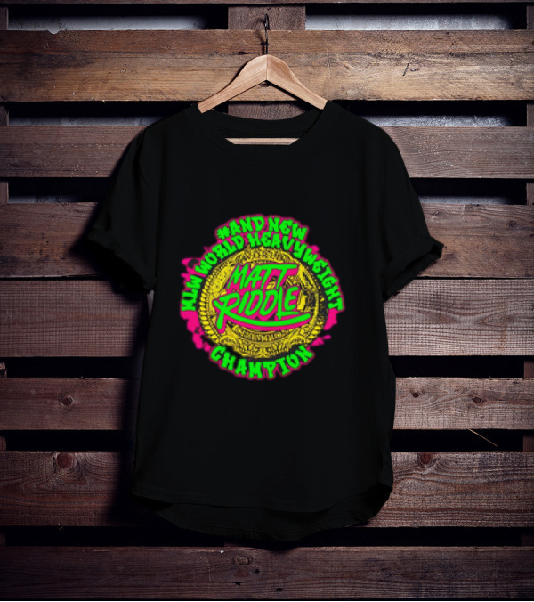 Matt Riddle And New World Heavyweight Champion T-Shirt