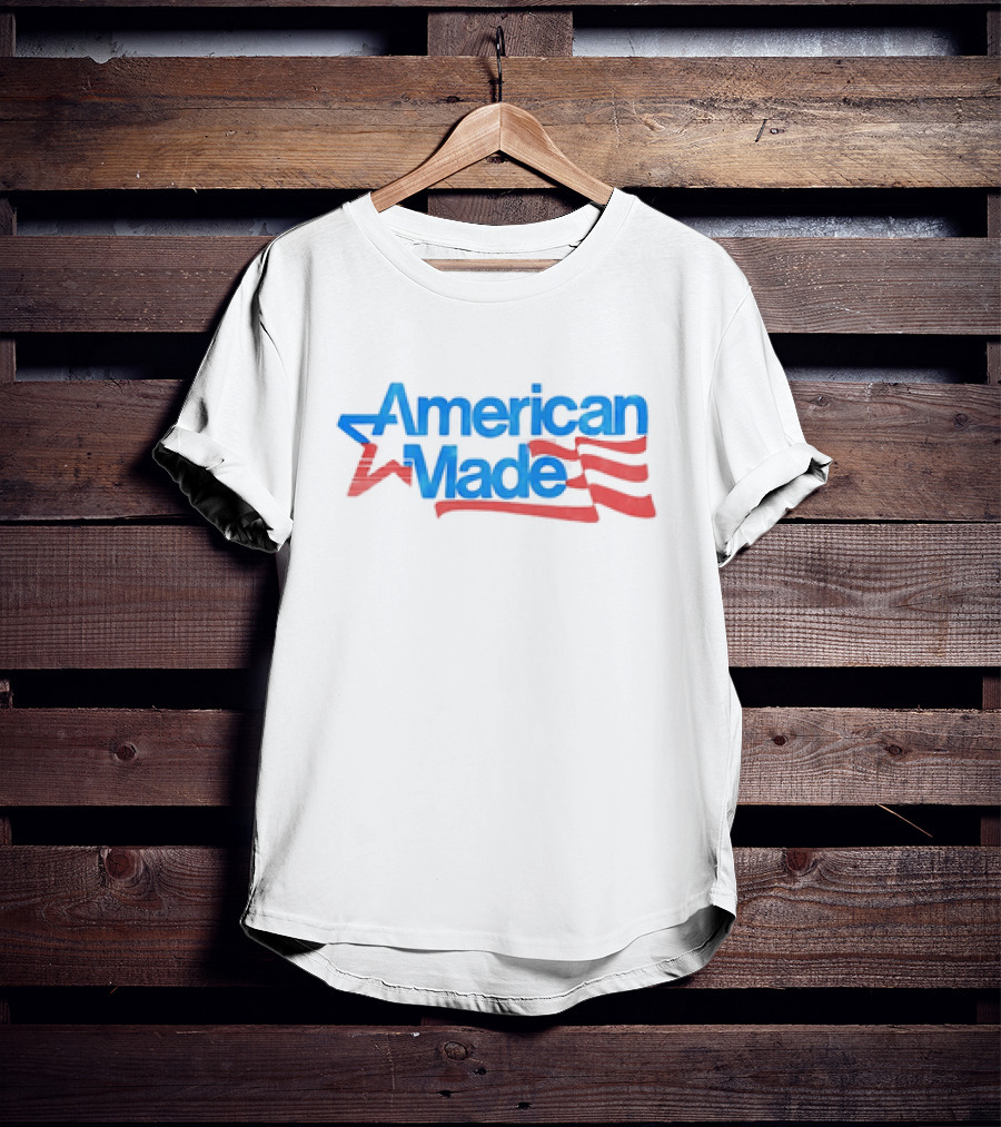 American Made USA Flag Patriotic Star And Stripes T-Shirt