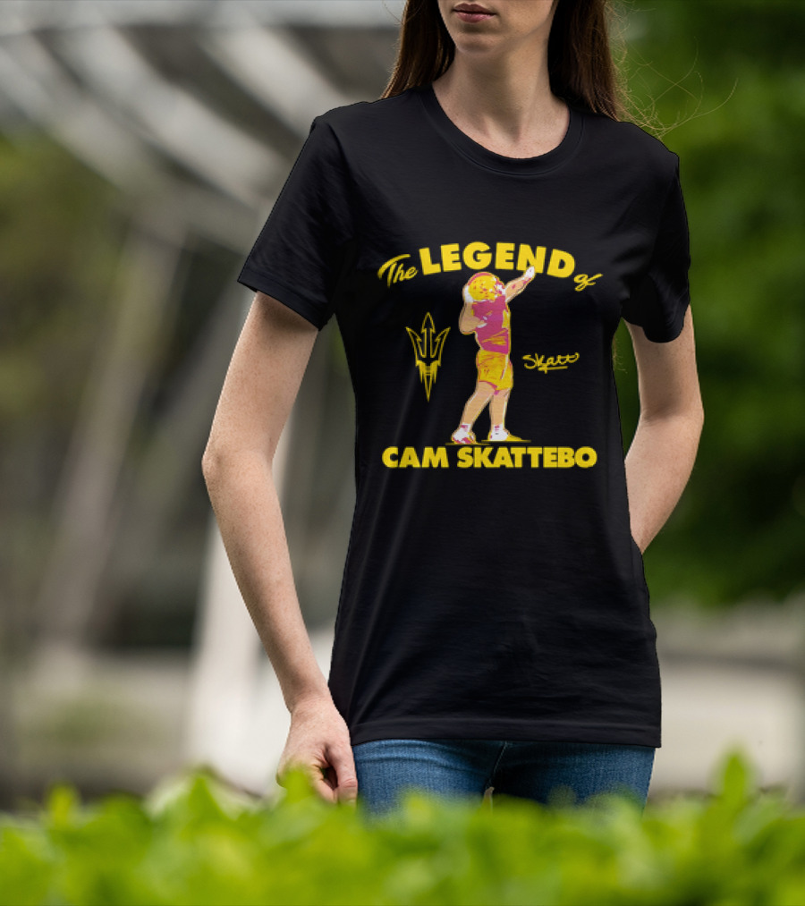 Arizona State Sun Devils The Legend Of Cam Skattebo Skatt T-Shirt