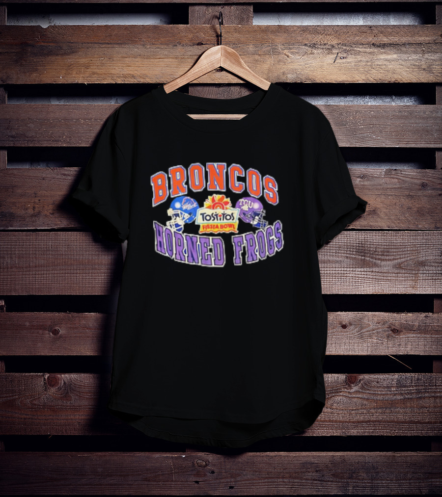 Broncos Horned Frogs Tostitos Fiesta Bowl Matchup T-Shirt