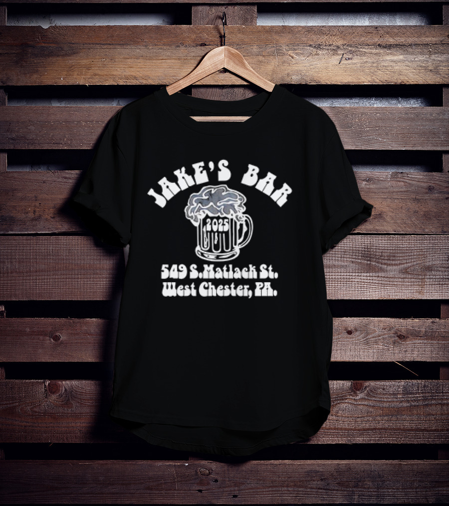 Joe Rogan Wearing Jake's Bar 2025 549 S. Matlack St. West Chester PA T-Shirt