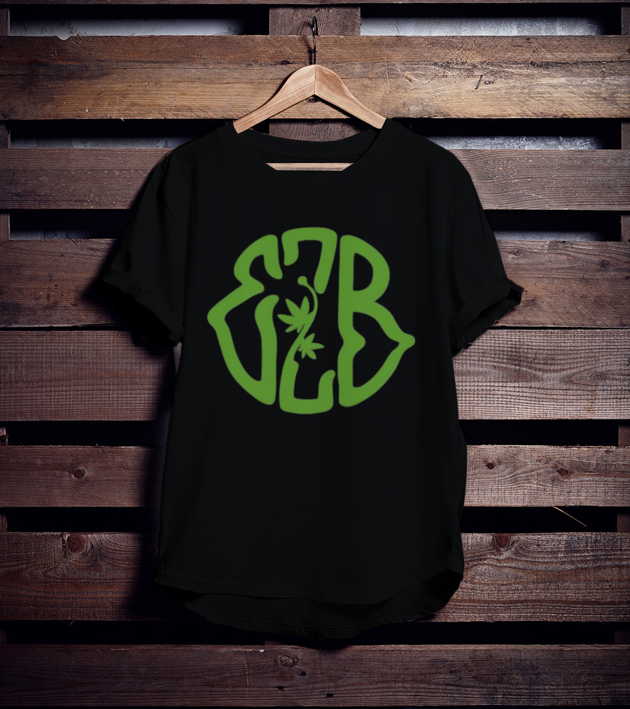 "420 Exclusive EZB Branding With Cannabis Motif" T-Shirt