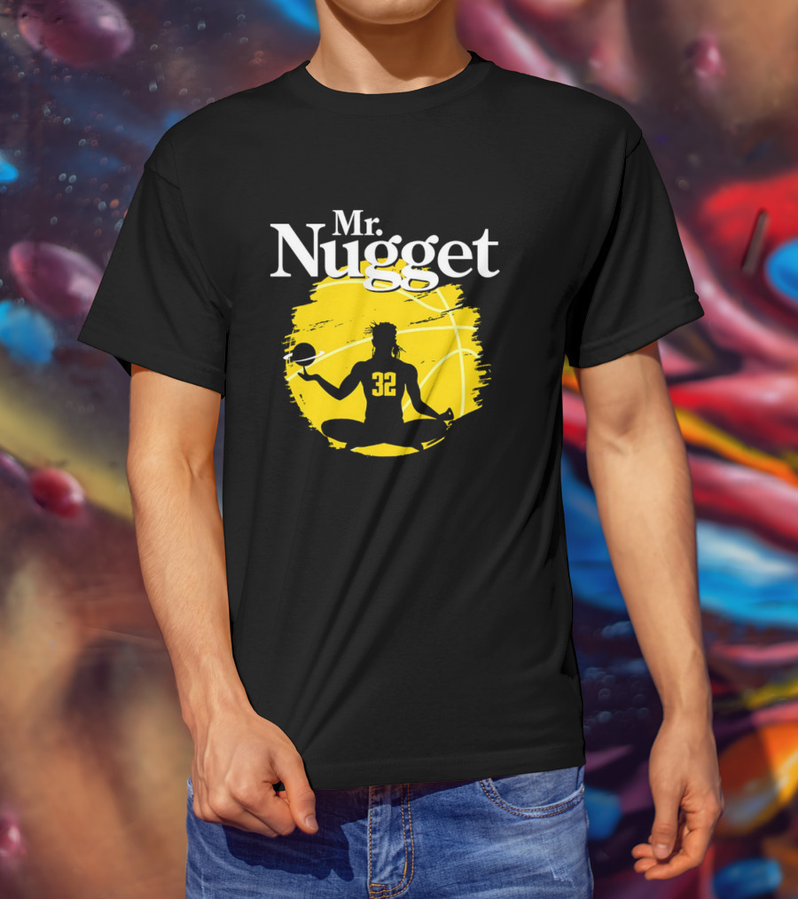 Mr. Nugget Aaron Gordon No. 32 Denver Nuggets T-Shirt