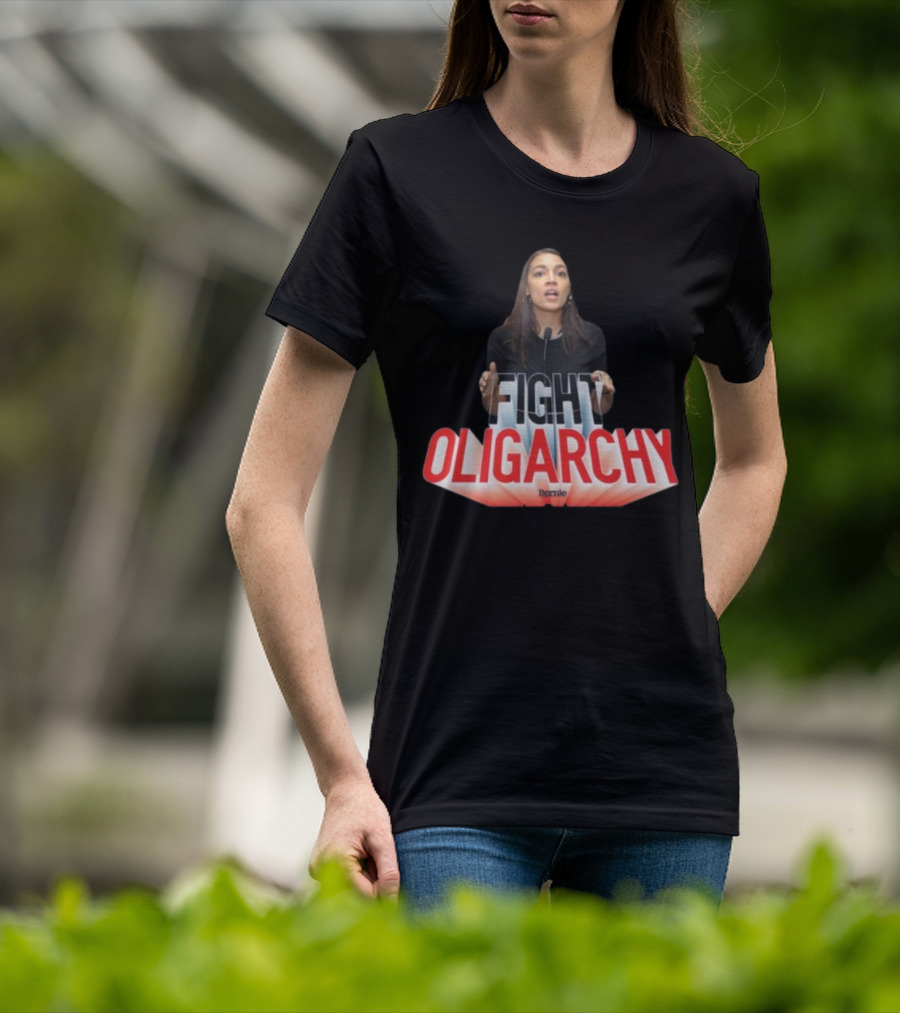 FIGHT OLIGARCHY Bernie T-Shirt