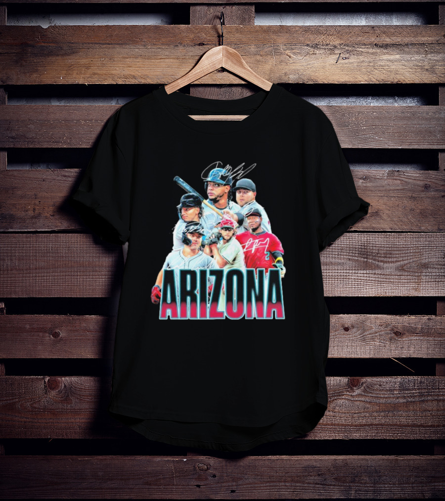 Arizona Diamondbacks MLB Players Signatures Series T-Shirt