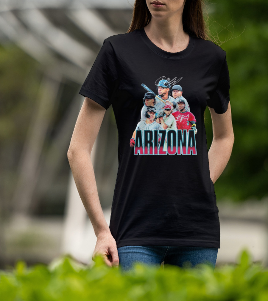 Arizona Diamondbacks MLB Players Signatures Series T-Shirt