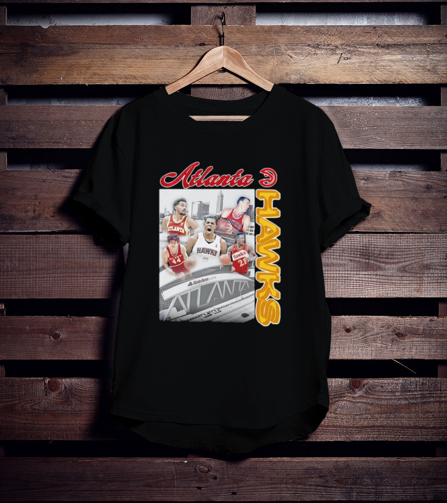 Atlanta Hawks State Farm Arena Basketball Players T-Shirt