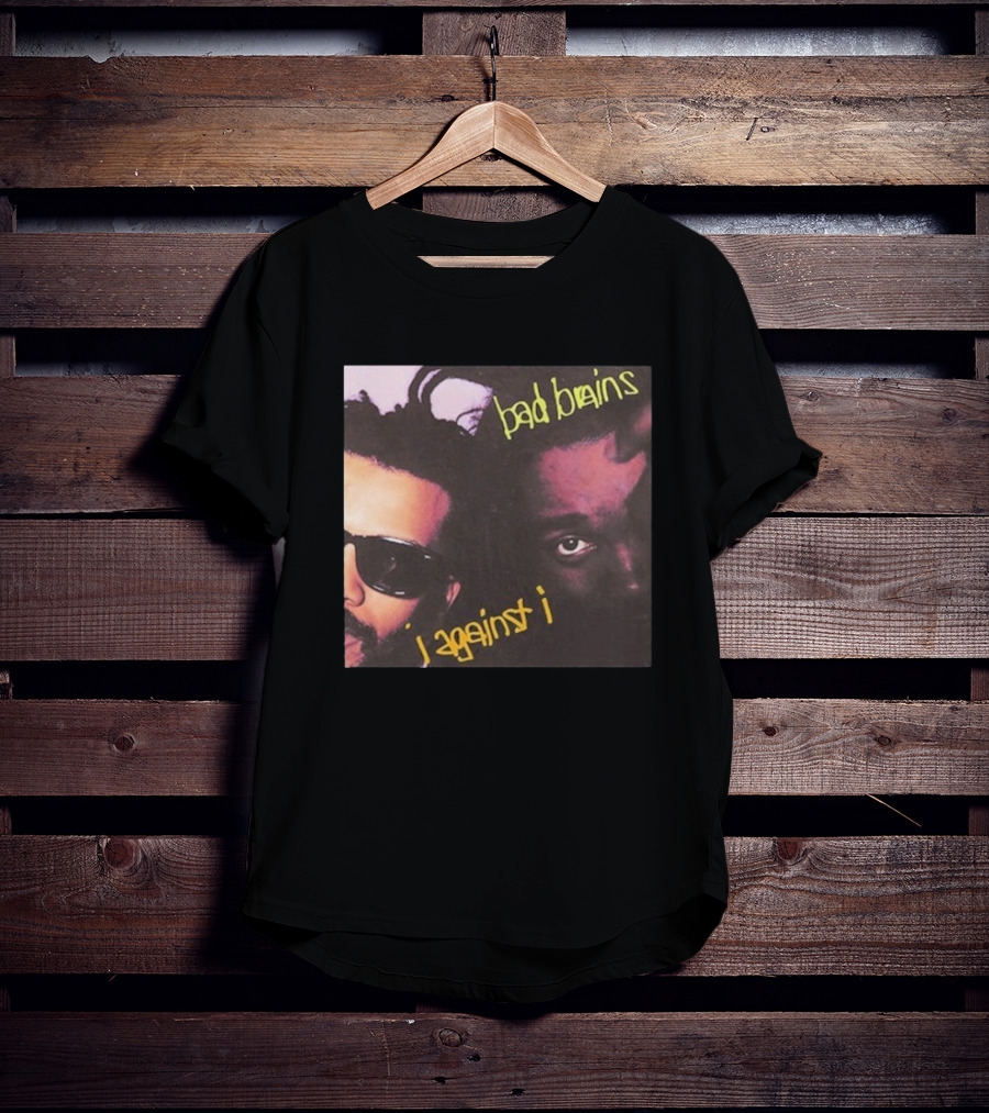 Bad Brains I Against I Album Cover Two Faces With Sunglasses And Dreadlocks T-Shirt