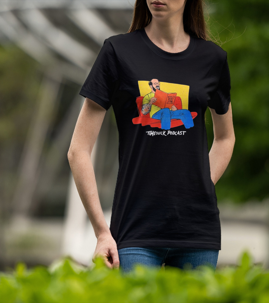 Bad Magic Timesuck Podcast Light Reading World's Worst Serial Killers Sofa T-Shirt